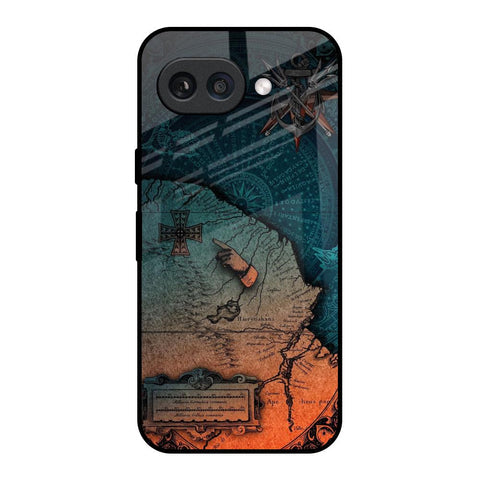 Geographical Map Glossy Case for Google Pixel 9A