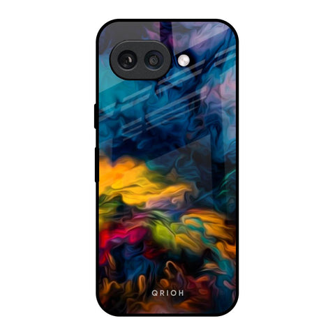Multicolor Oil Painting Glossy Case for Google Pixel 9A