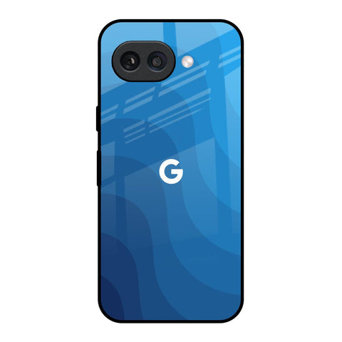 Blue Wave Abstract Glossy Case for Google Pixel 9A