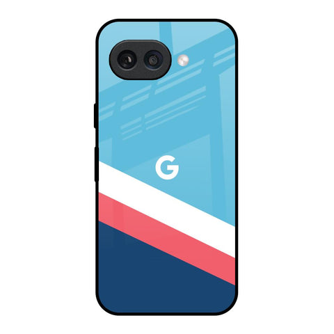 Pink & White Stripes Glossy Case For Google Pixel 9A