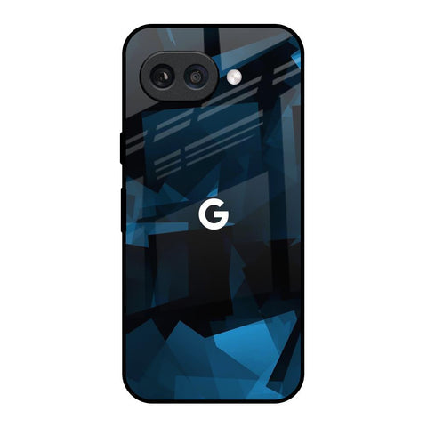 Polygonal Blue Box Glossy Case For Google Pixel 9A