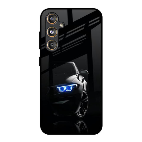 Car In Dark Glossy Case for Samsung Galaxy M55s
