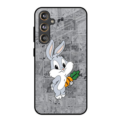 Cute Baby Bunny Glossy Case for Samsung Galaxy M55s