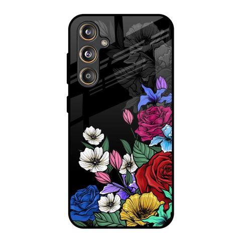 Rose Flower Bunch Art Glossy Case for Samsung Galaxy M55s