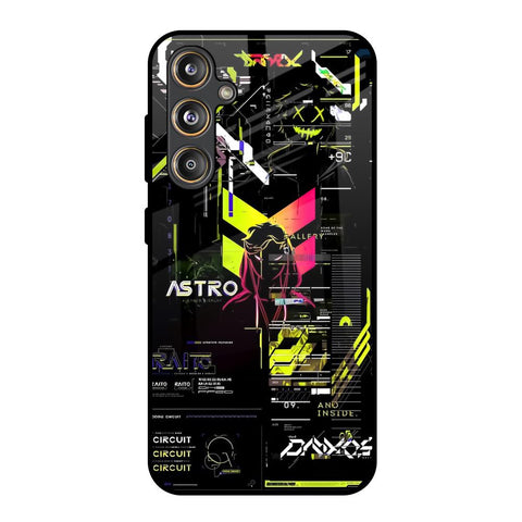 Astro Glitch Glossy Case for Samsung Galaxy M55s