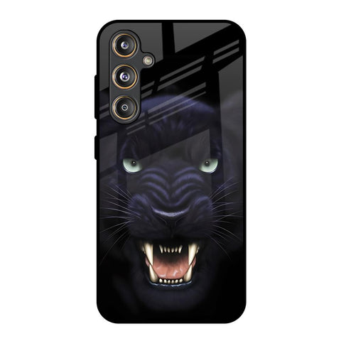 Angry Black Tiger Glossy Case for Samsung Galaxy M55s