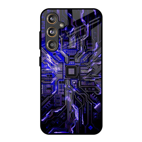 Techno Color Pattern Glossy Case For Samsung Galaxy M55s