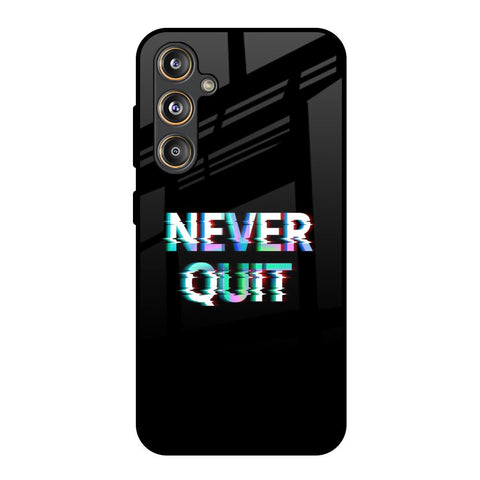 Never Quit Glossy Case For Samsung Galaxy M55s