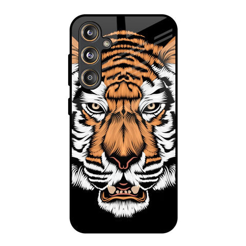 Angry Tiger Glossy Case For Samsung Galaxy M55s