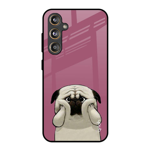 Funny Pug Face Glossy Case For Samsung Galaxy M55s