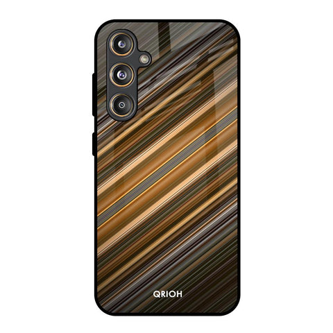 Diagonal Slash Pattern Glossy Case for Samsung Galaxy M55s