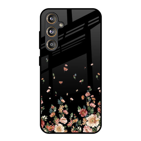 Floating Floral Print Glossy Case for Samsung Galaxy M55s