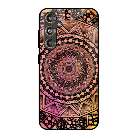Floral Mandala Glossy Case for Samsung Galaxy M55s