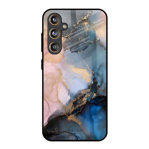 Marble Ink Abstract Glossy Case for Samsung Galaxy M55s
