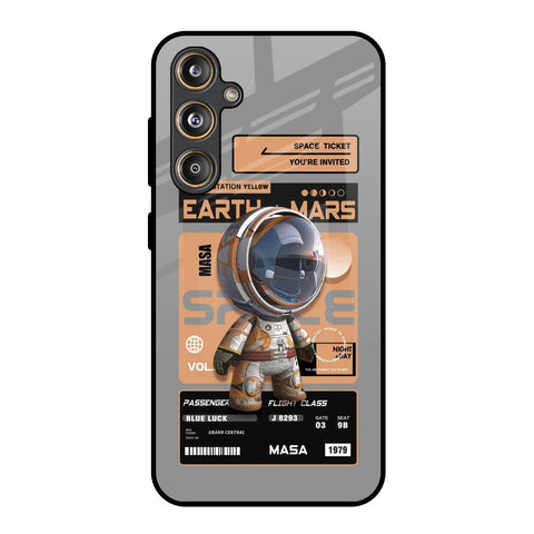 Space Ticket Glossy Case for Samsung Galaxy M55s