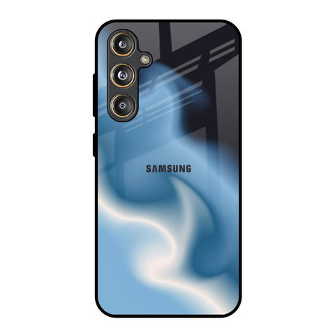 Blue Waves Glossy Case for Samsung Galaxy M55s