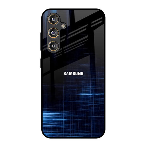 Blue Scratch Glossy Case for Samsung Galaxy M55s