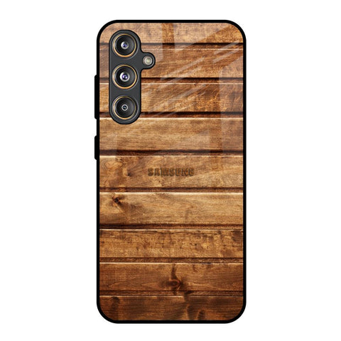 Wooden Planks Glossy Case for Samsung Galaxy M55s