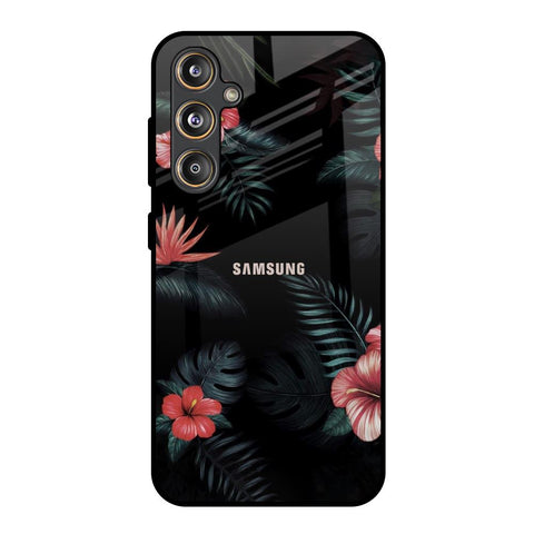 Tropical Art Flower Glossy Case for Samsung Galaxy M55s
