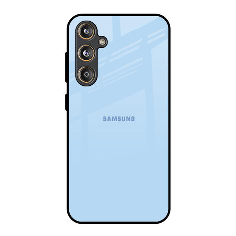 Pastel Sky Blue Glossy Case for Samsung Galaxy M55s