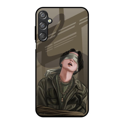 Blind Fold Glossy Case for Samsung Galaxy F15 5G