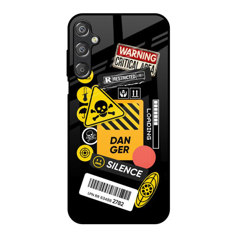 Danger Signs Glossy Case for Samsung Galaxy F15 5G