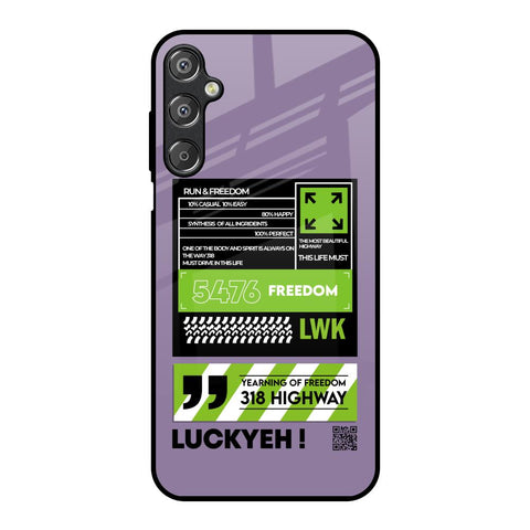 Run & Freedom Glossy Case for Samsung Galaxy F15 5G
