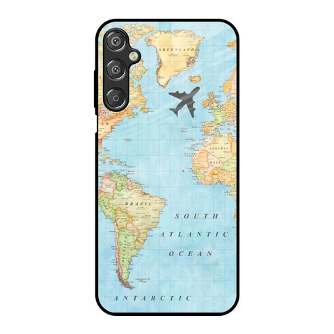 Travel Map Glossy Case for Samsung Galaxy F15 5G