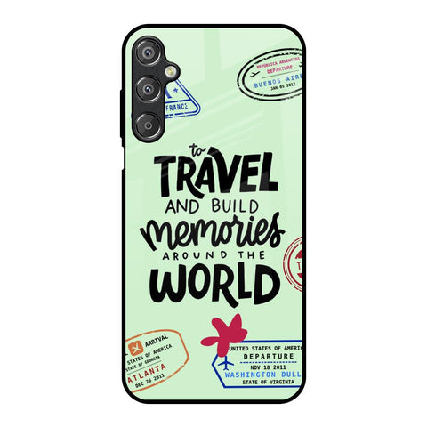 Travel Stamps Glossy Case for Samsung Galaxy F15 5G