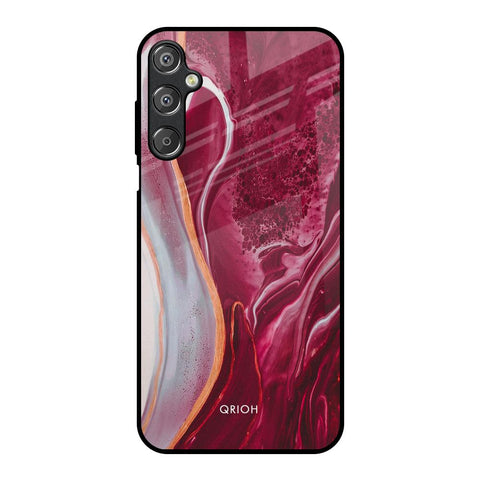 Crimson Ruby Glossy Case for Samsung Galaxy F15 5G