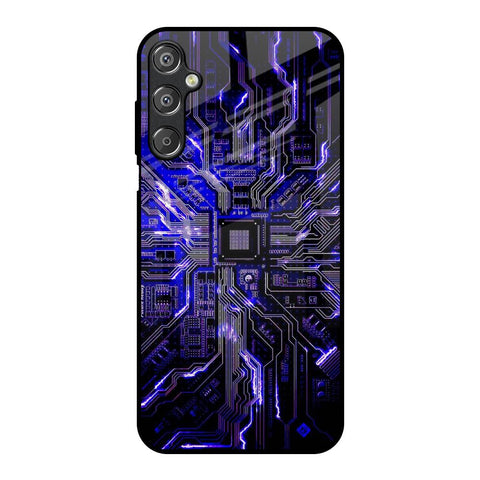 Techno Color Pattern Glossy Case For Samsung Galaxy F15 5G