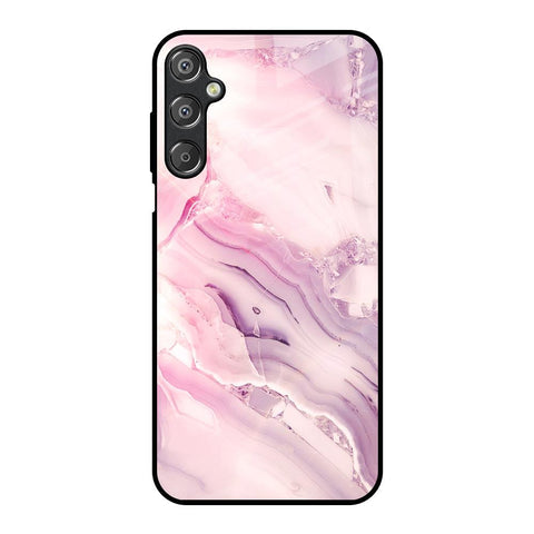 Diamond Pink Gradient Glossy Case For Samsung Galaxy F15 5G