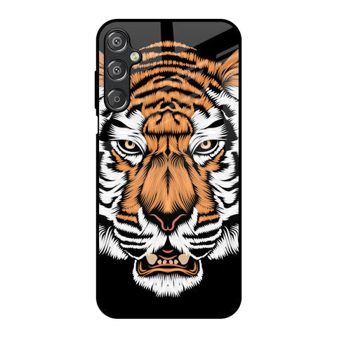 Angry Tiger Glossy Case For Samsung Galaxy F15 5G