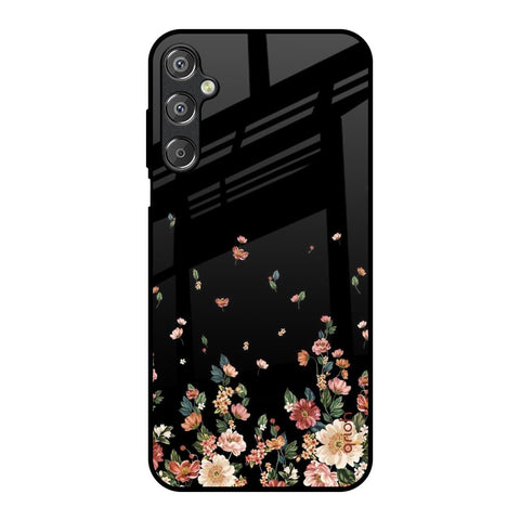 Floating Floral Print Glossy Case for Samsung Galaxy F15 5G