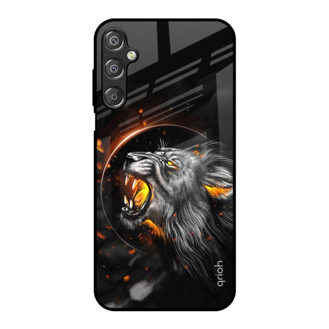 Aggressive Lion Glossy Case for Samsung Galaxy F15 5G