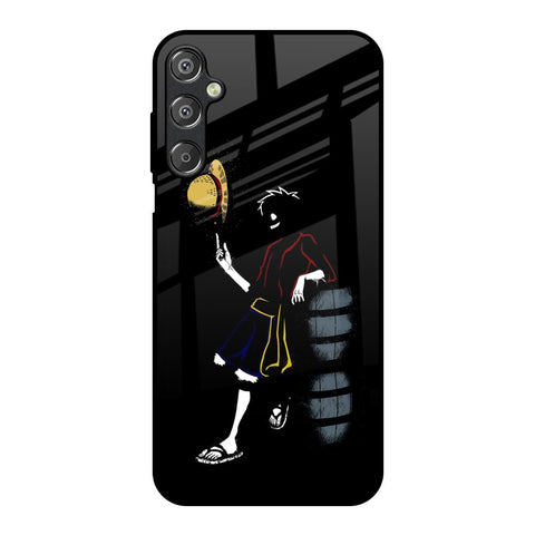 Luffy Line Art Glossy Case for Samsung Galaxy F15 5G
