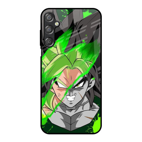 Anime Green Splash Glossy Case for Samsung Galaxy F15 5G