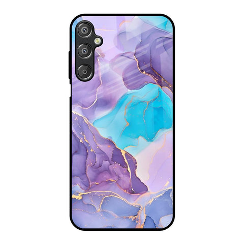 Alcohol ink Marble Glossy Case for Samsung Galaxy F15 5G