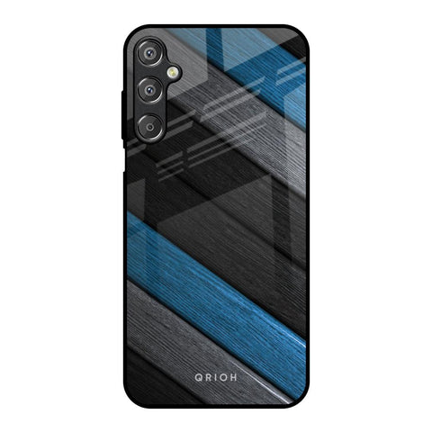 Multicolor Wooden Effect Glossy Case for Samsung Galaxy F15 5G