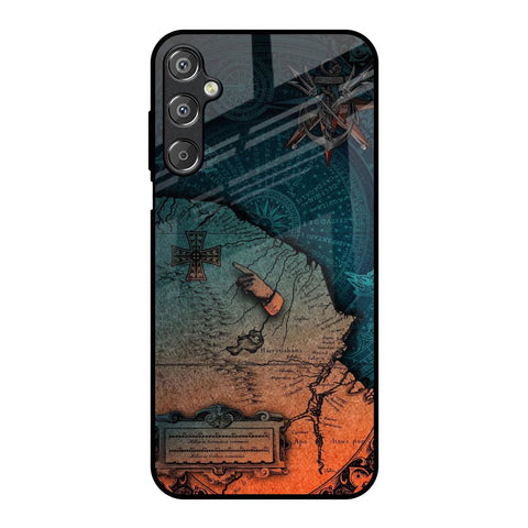 Geographical Map Glossy Case for Samsung Galaxy F15 5G
