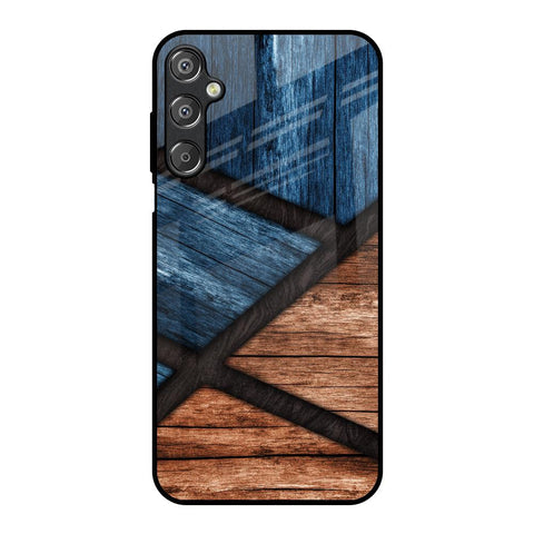 Wooden Tiles Glossy Case for Samsung Galaxy F15 5G