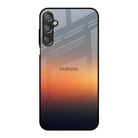 Aesthetic Orange Glossy Case for Samsung Galaxy F15 5G
