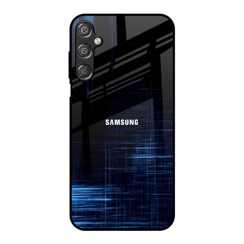 Blue Scratch Glossy Case for Samsung Galaxy F15 5G