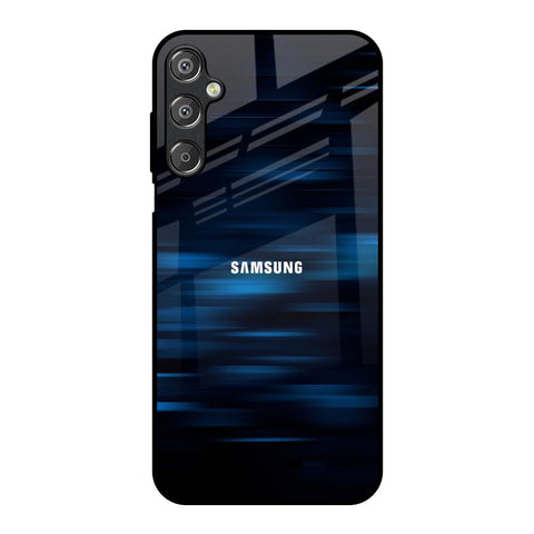 Blue Rough Abstract Glossy Case for Samsung Galaxy F15 5G