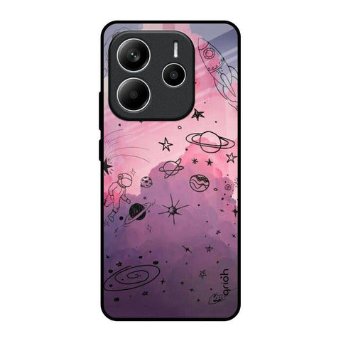 Space Doodles Glossy Case for Redmi Note 14 5G