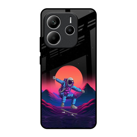 Retro Astronaut Glossy Case for Redmi Note 14 5G