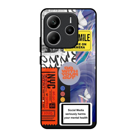 Smile for Camera Glossy Case for Redmi Note 14 5G