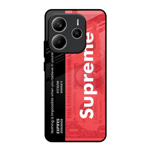 Supreme Ticket Glossy Case for Redmi Note 14 5G
