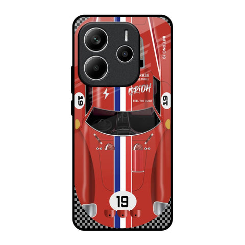 Racing Vintage Glossy Case for Redmi Note 14 5G