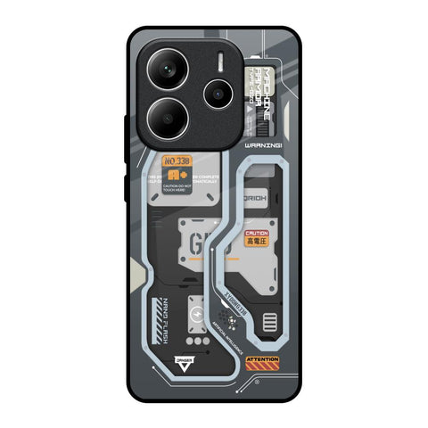Retro Futuristic Glossy Case for Redmi Note 14 5G